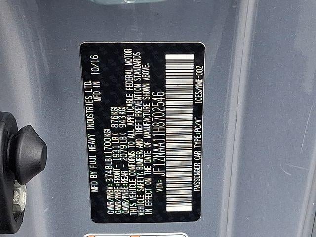 2017 Toyota 86 Manual (Natl)