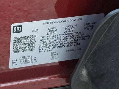2024 Chevrolet Trax 2RS