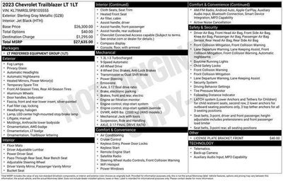 2023 Chevrolet Trailblazer LT