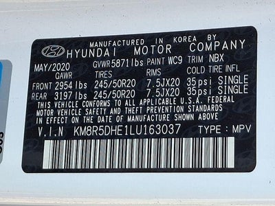 2020 Hyundai Palisade Limited