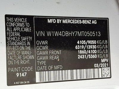 2021 Mercedes-Benz Sprinter Van Base