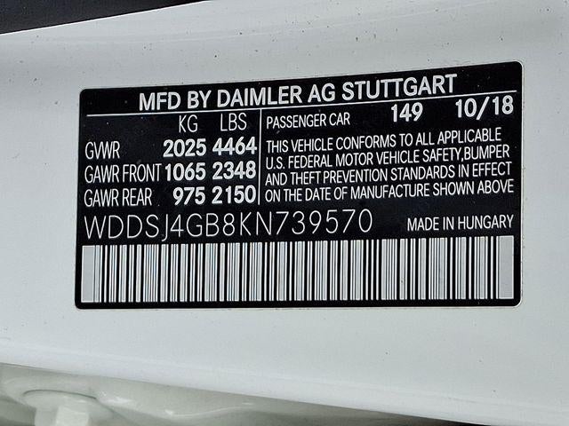 2019 Mercedes-Benz CLA 250 4MATIC®