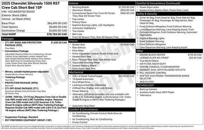 2025 Chevrolet Silverado 1500 RST
