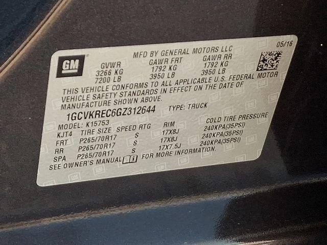 2016 Chevrolet Silverado 1500 LT