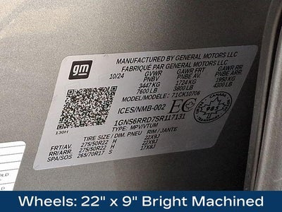 2025 Chevrolet Tahoe RST