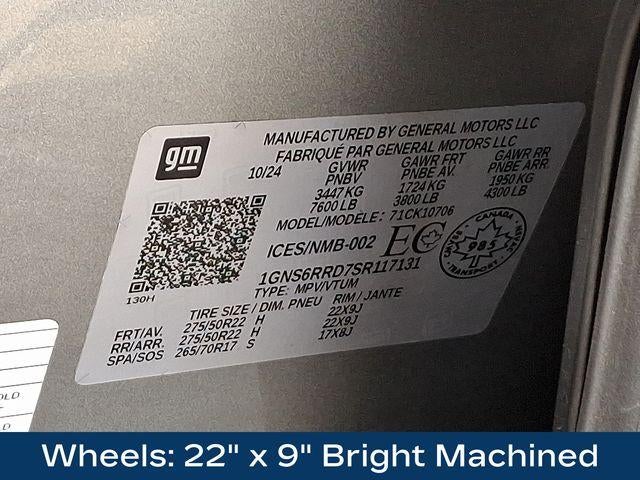 2025 Chevrolet Tahoe RST