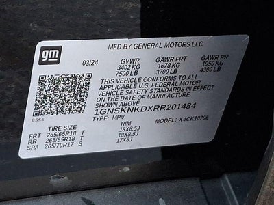 2024 Chevrolet Tahoe LT