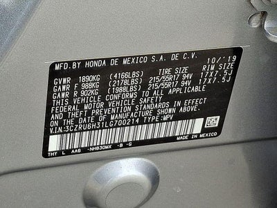 2020 Honda HR-V AWD LX