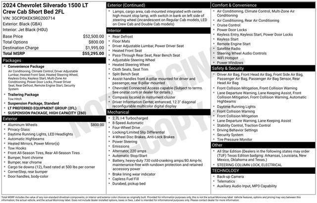 2024 Chevrolet Silverado 1500 LT (2FL)