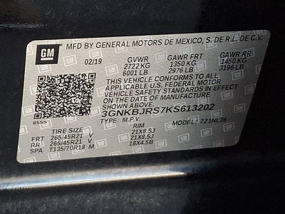 2019 Chevrolet Blazer RS