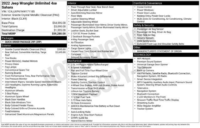 2022 Jeep Wrangler 4xe Unlimited Sahara 4x4