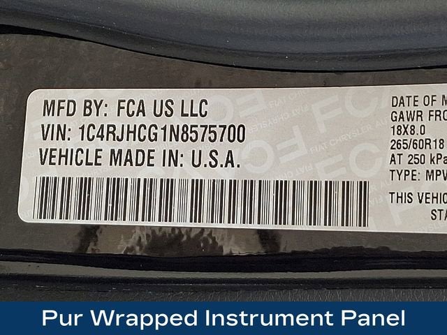 2022 Jeep Grand Cherokee Trailhawk 4x4