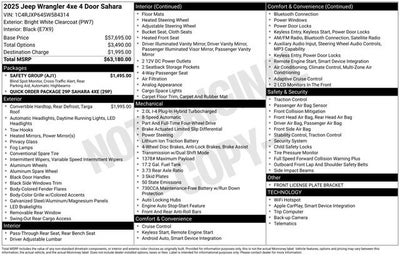 2025 Jeep Wrangler 4xe Sahara