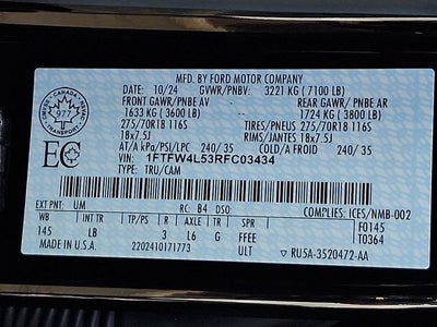 2024 Ford F-150 Tremor