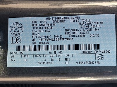 2025 Ford F-150 Tremor