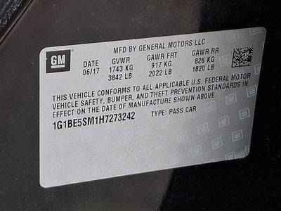 2017 Chevrolet Cruze LT