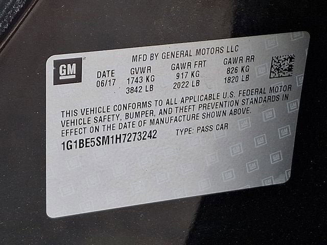 2017 Chevrolet Cruze LT