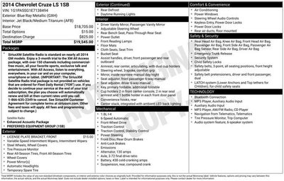 2014 Chevrolet Cruze LS