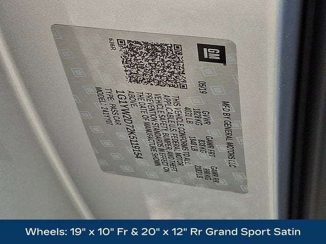 2019 Chevrolet Corvette Grand Sport Grand Sport 1LT