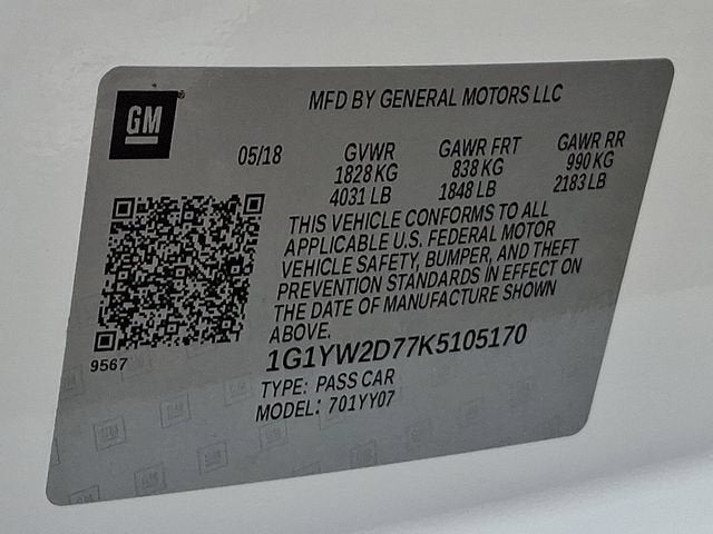 2019 Chevrolet Corvette Grand Sport Grand Sport 1LT