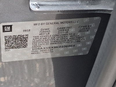2019 Cadillac CTS Luxury AWD