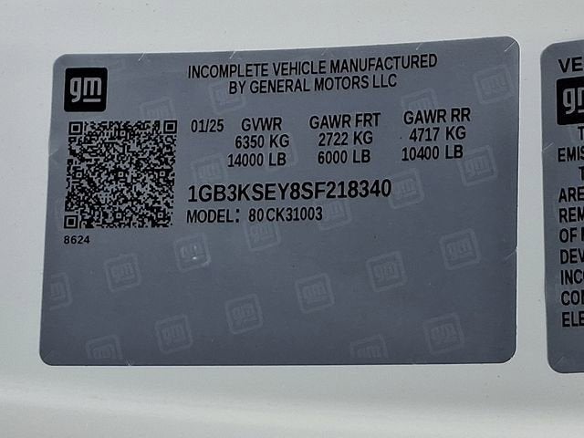 2025 Chevrolet Silverado 3500 HD Chassis Cab Work Truck