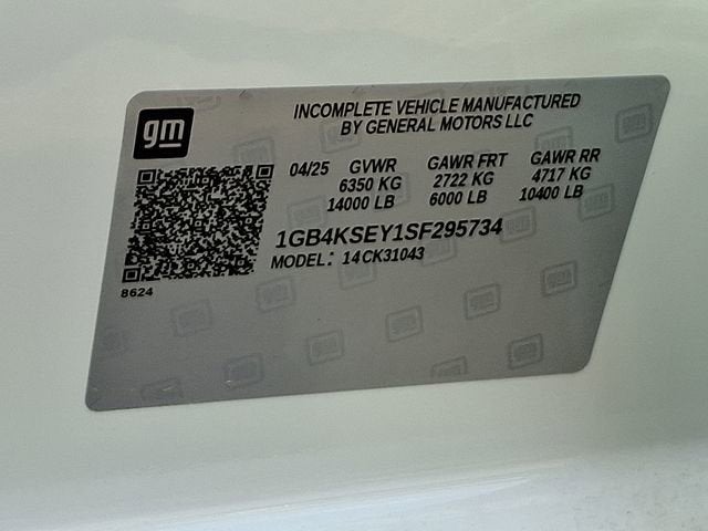 2025 Chevrolet Silverado 3500 HD Chassis Cab Work Truck