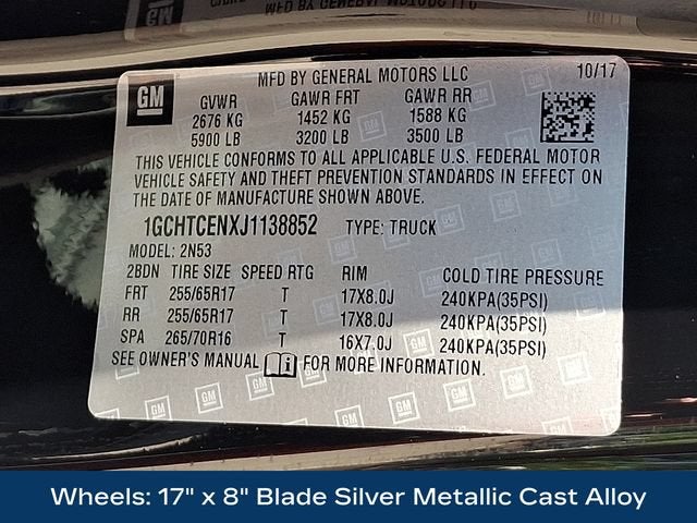 2018 Chevrolet Colorado 4WD LT