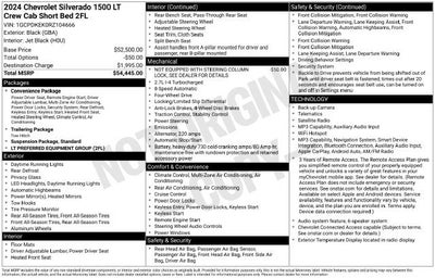 2024 Chevrolet Silverado 1500 LT (2FL)