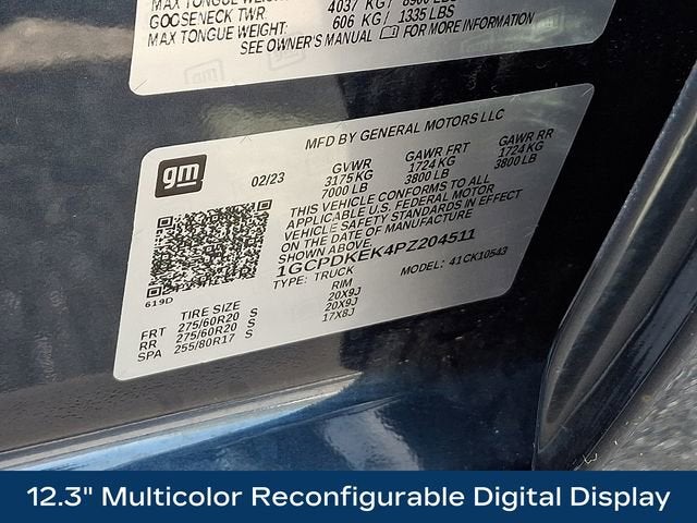 2023 Chevrolet Silverado 1500 LT (2FL)