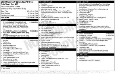 2023 Chevrolet Colorado Z71