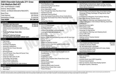 2025 Chevrolet Colorado Z71