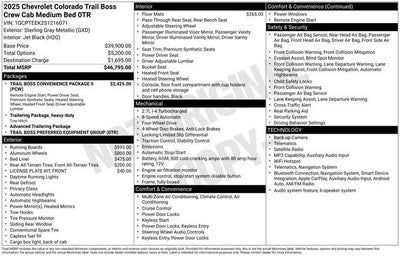 2025 Chevrolet Colorado Trail Boss
