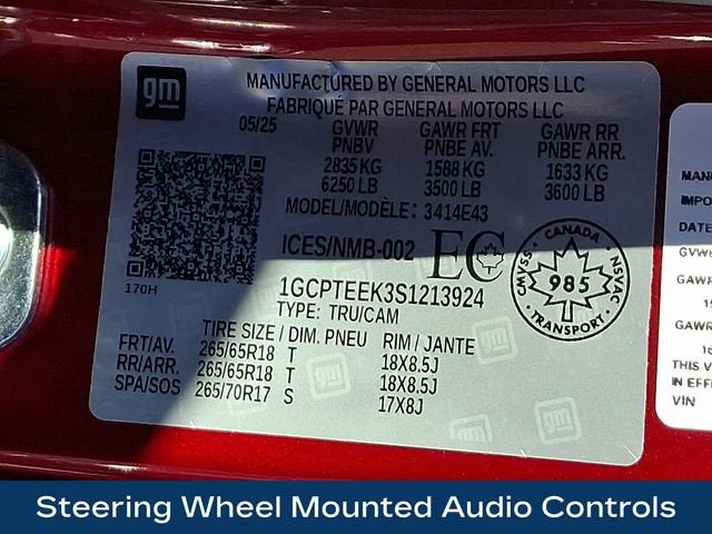 2025 Chevrolet Colorado Trail Boss