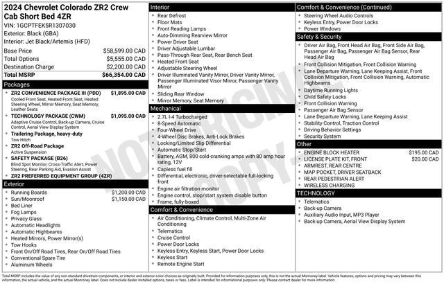 2024 Chevrolet Colorado ZR2