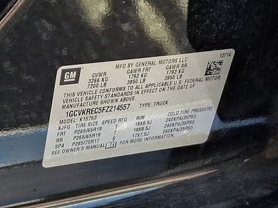 2015 Chevrolet Silverado 1500 LT