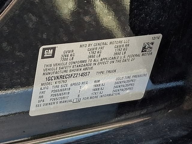 2015 Chevrolet Silverado 1500 LT