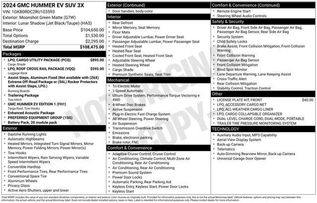 2024 GMC HUMMER EV SUV 3X