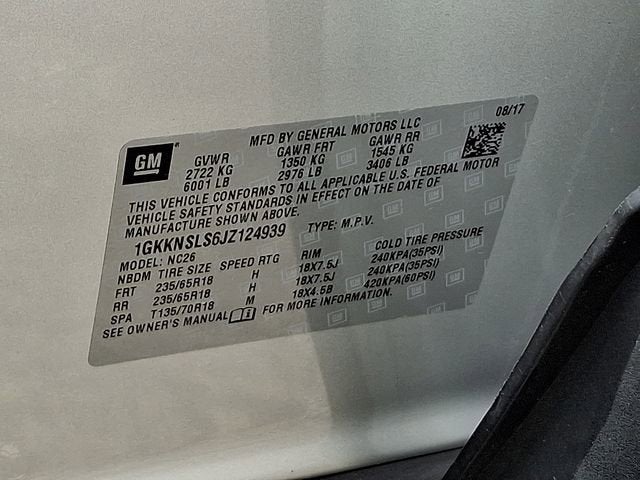 2018 GMC Acadia SLE