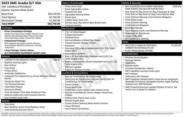 2023 GMC Acadia SLT