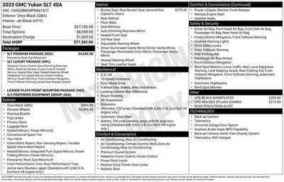 2023 GMC Yukon SLT