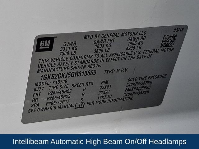 2016 GMC Yukon Denali