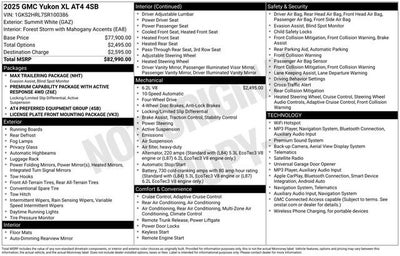 2025 GMC Yukon XL AT4