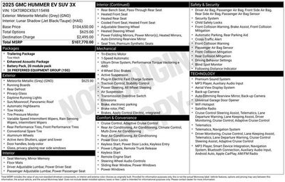 2025 GMC HUMMER EV SUV 3X