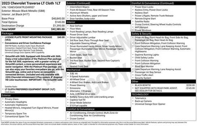 2023 Chevrolet Traverse LT Cloth