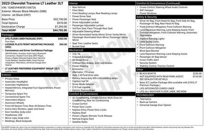 2023 Chevrolet Traverse LT Leather