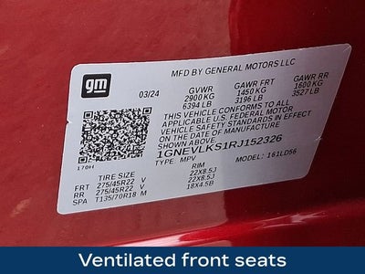 2024 Chevrolet Traverse RS