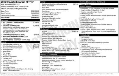 2025 Chevrolet Suburban RST