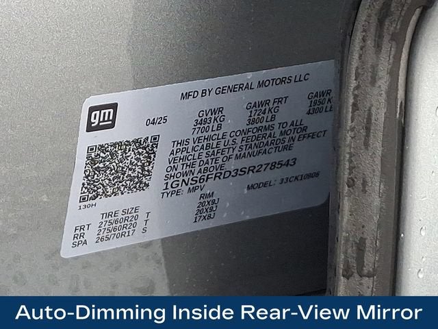 2025 Chevrolet Suburban Premier