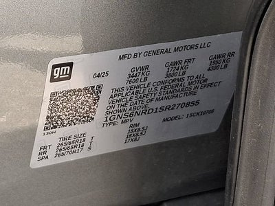 2025 Chevrolet Tahoe LT
